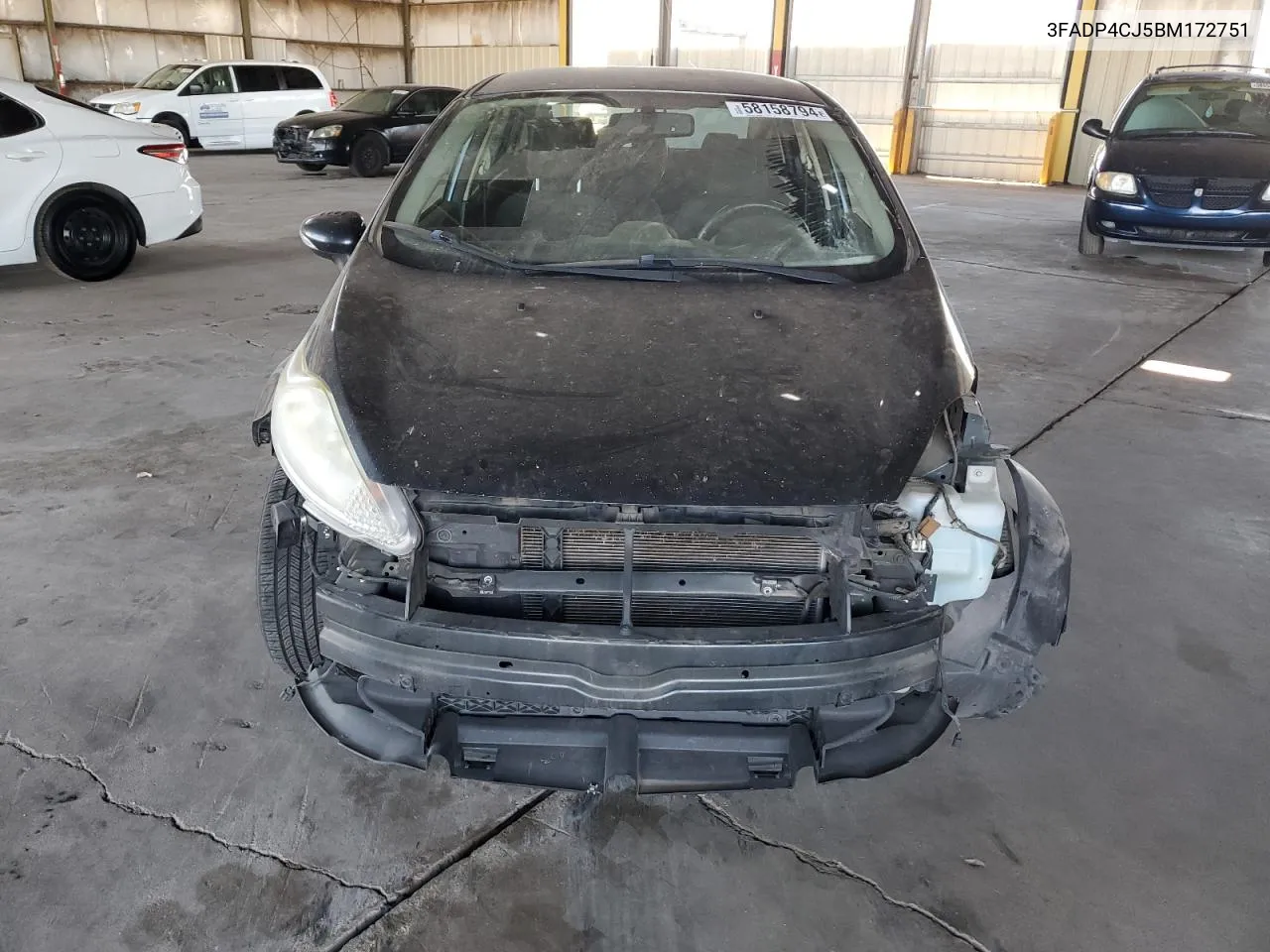 2011 Ford Fiesta Sel VIN: 3FADP4CJ5BM172751 Lot: 58158794