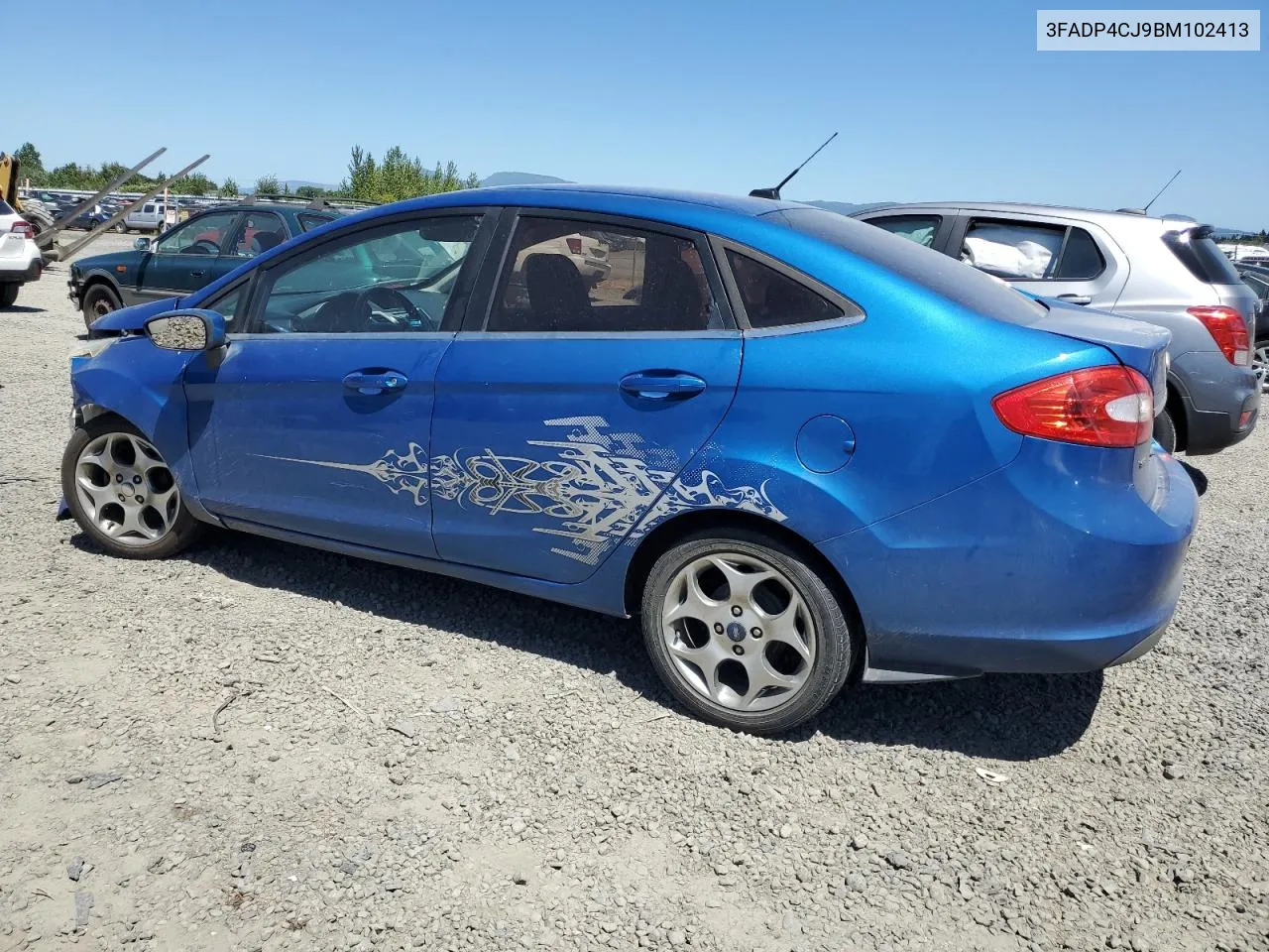 2011 Ford Fiesta Sel VIN: 3FADP4CJ9BM102413 Lot: 58534574