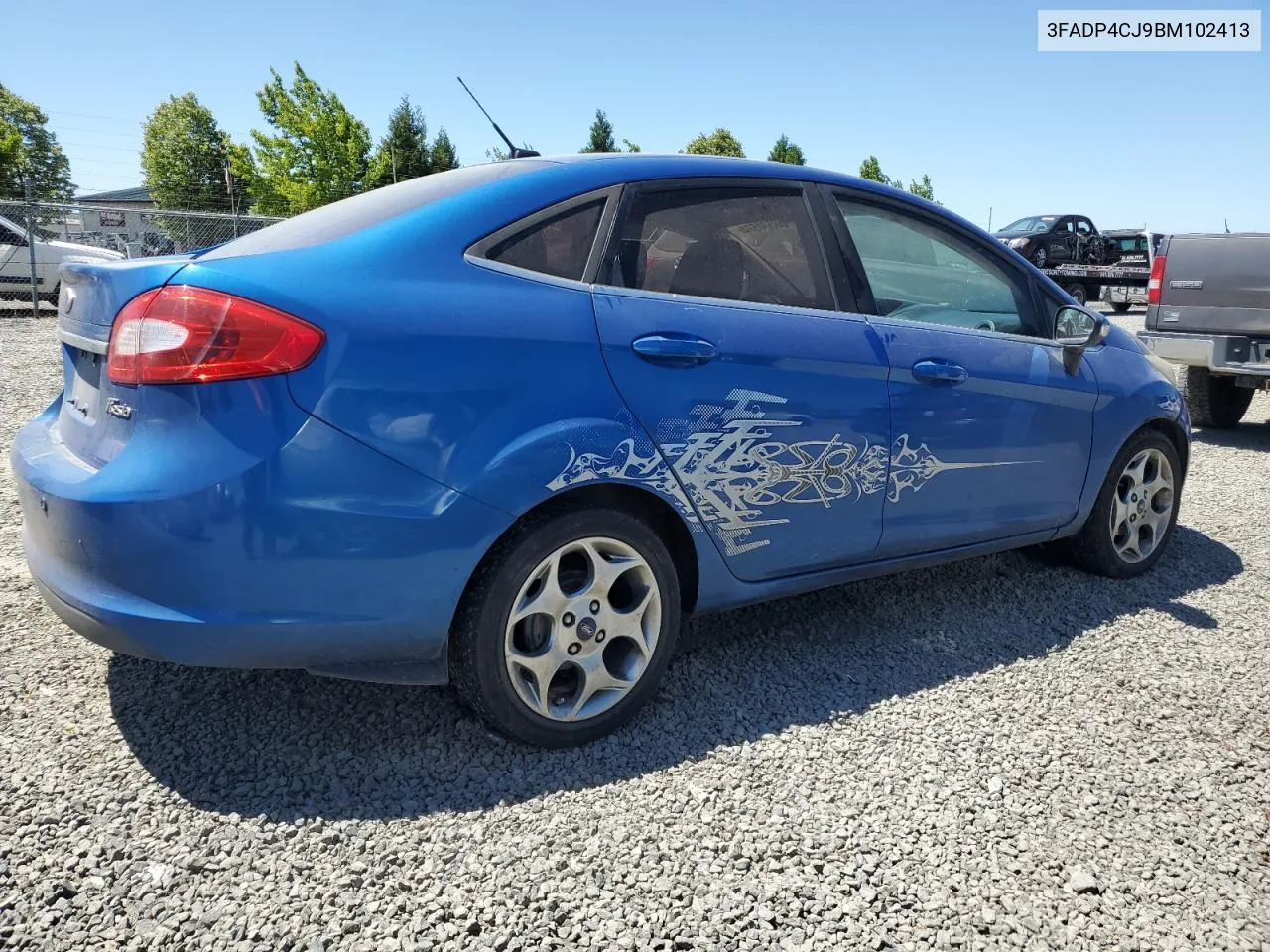 2011 Ford Fiesta Sel VIN: 3FADP4CJ9BM102413 Lot: 58534574