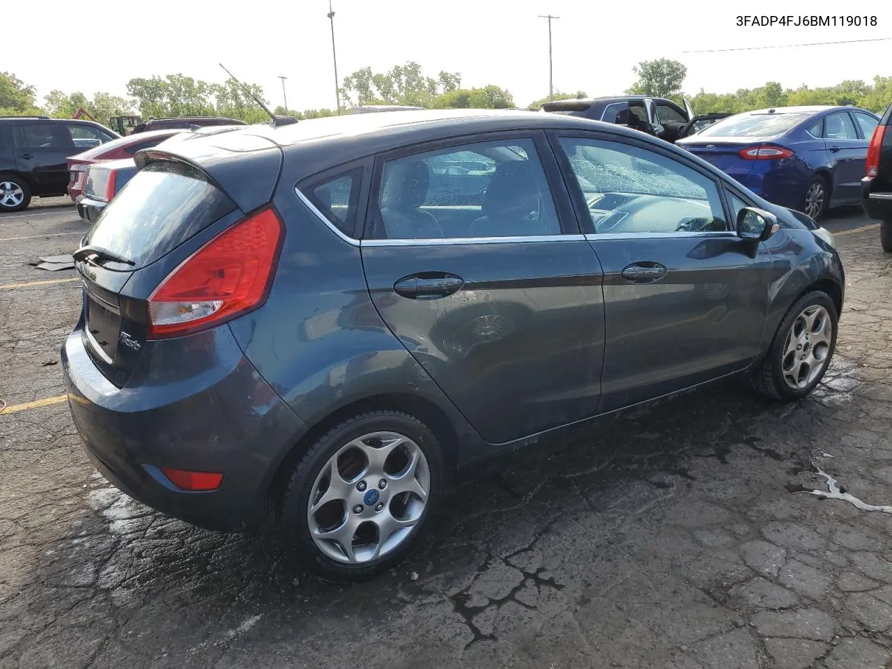 2011 Ford Fiesta Ses VIN: 3FADP4FJ6BM119018 Lot: 58719074