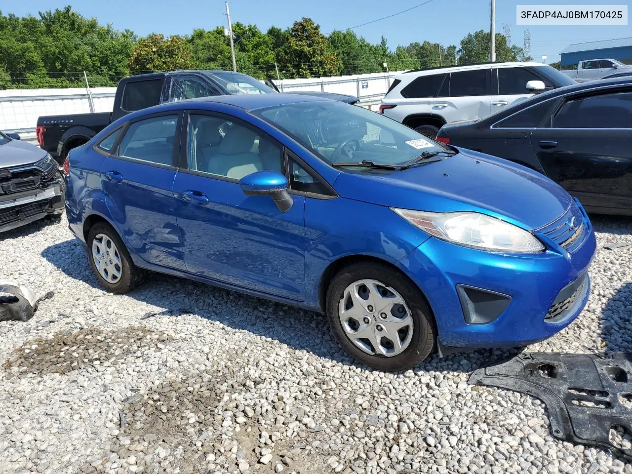 3FADP4AJ0BM170425 2011 Ford Fiesta S