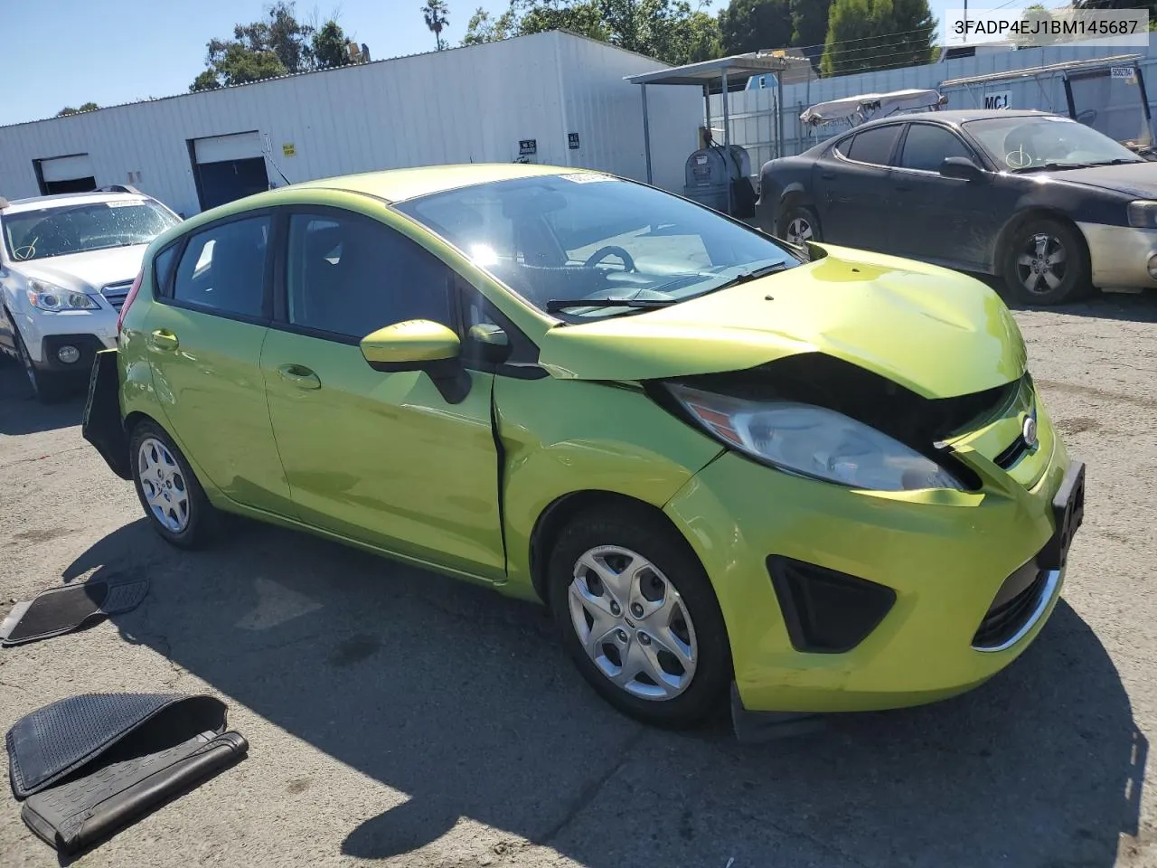 2011 Ford Fiesta Se VIN: 3FADP4EJ1BM145687 Lot: 60574154