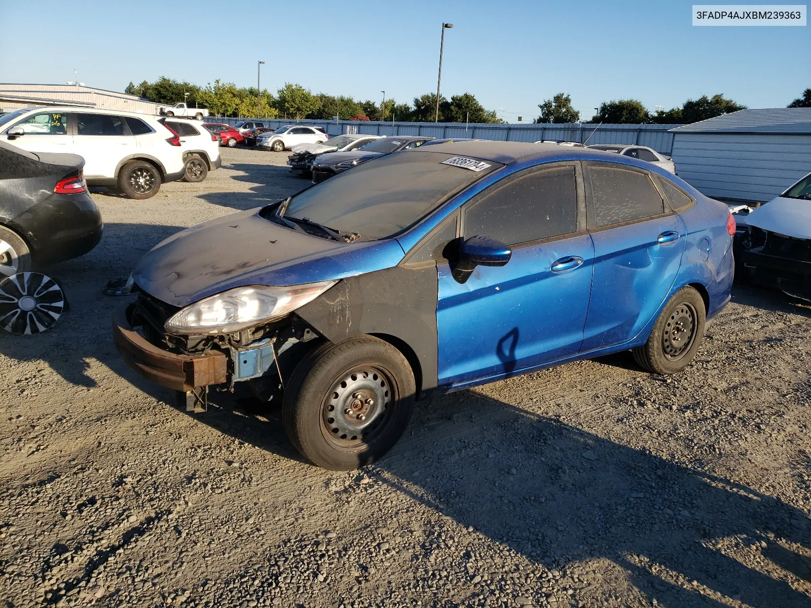 2011 Ford Fiesta S VIN: 3FADP4AJXBM239363 Lot: 63361794