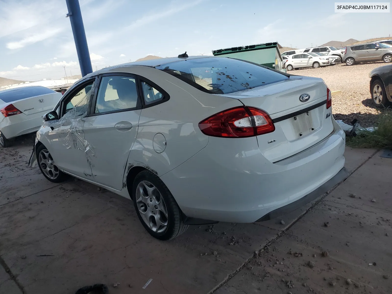 2011 Ford Fiesta Sel VIN: 3FADP4CJ0BM117124 Lot: 63782774