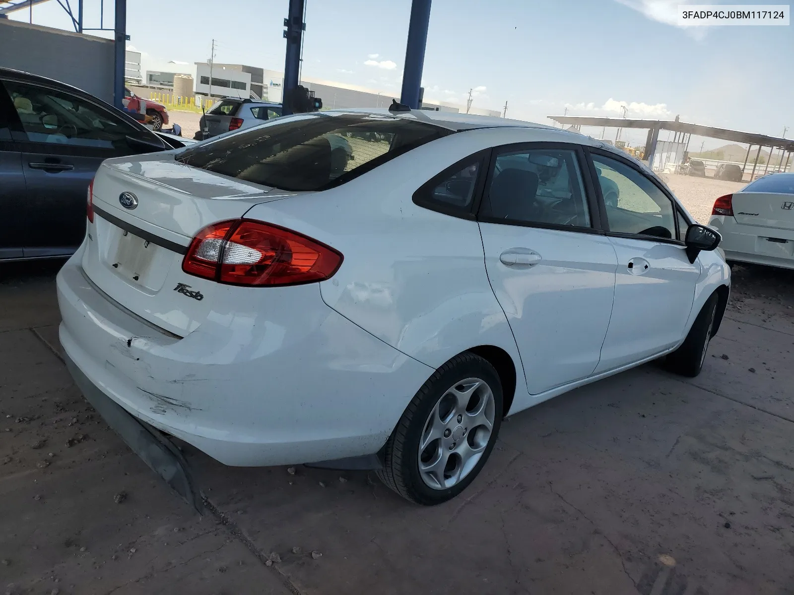 2011 Ford Fiesta Sel VIN: 3FADP4CJ0BM117124 Lot: 63782774