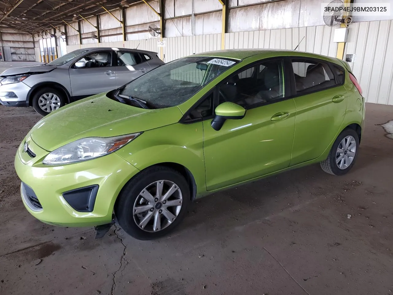 2011 Ford Fiesta Se VIN: 3FADP4EJ9BM203125 Lot: 64654254