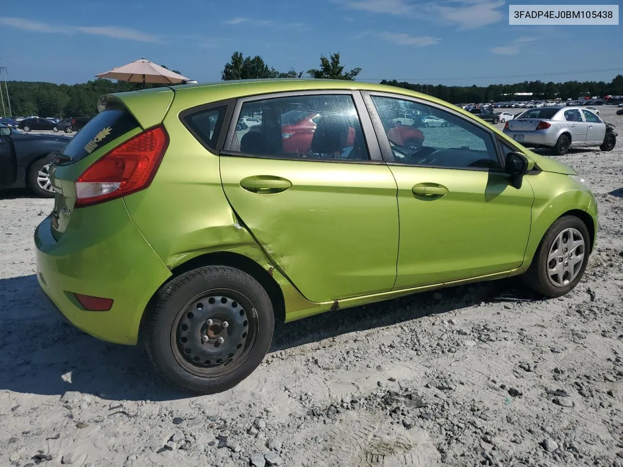 2011 Ford Fiesta Se VIN: 3FADP4EJ0BM105438 Lot: 66522094