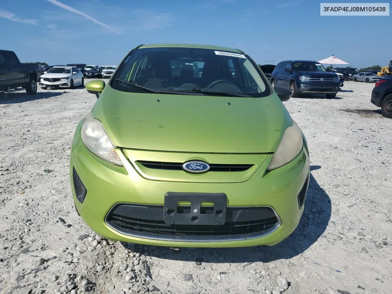 2011 Ford Fiesta Se VIN: 3FADP4EJ0BM105438 Lot: 66522094