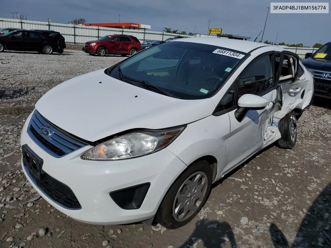 2011 Ford Fiesta Se VIN: 3FADP4BJ1BM156774 Lot: 66811304