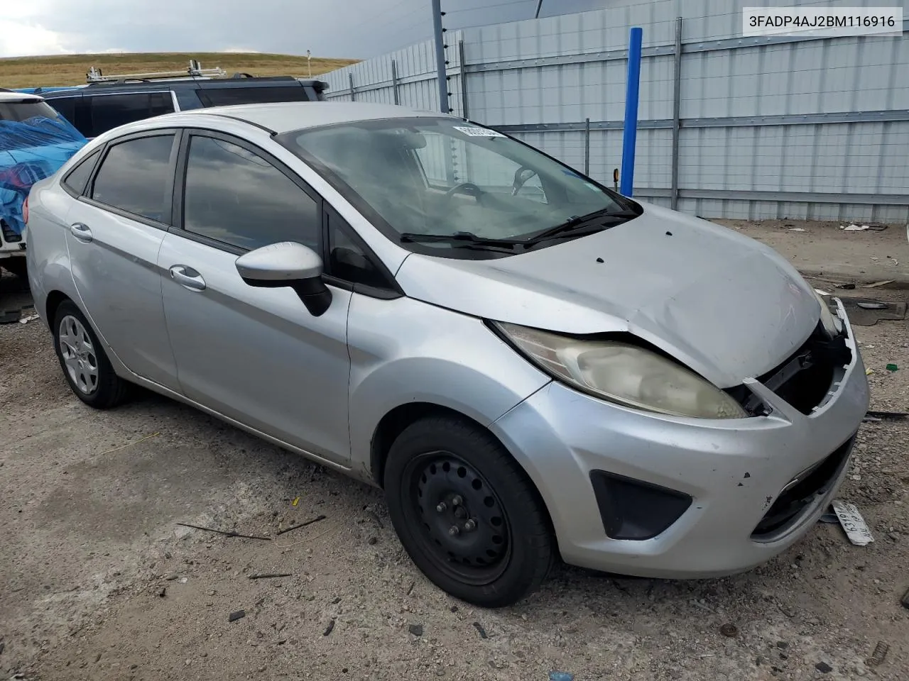 2011 Ford Fiesta S VIN: 3FADP4AJ2BM116916 Lot: 68091534