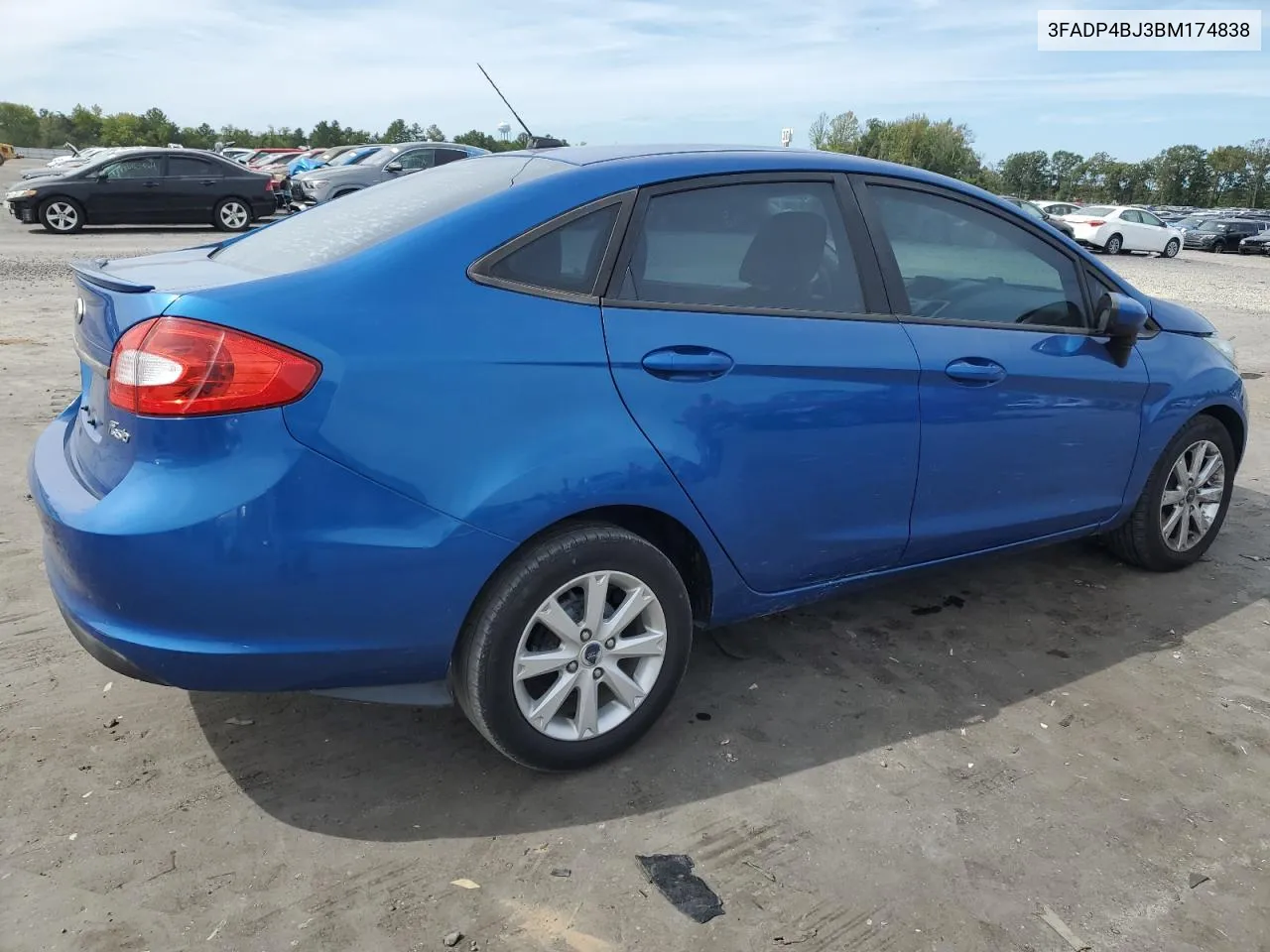 2011 Ford Fiesta Se VIN: 3FADP4BJ3BM174838 Lot: 70100214