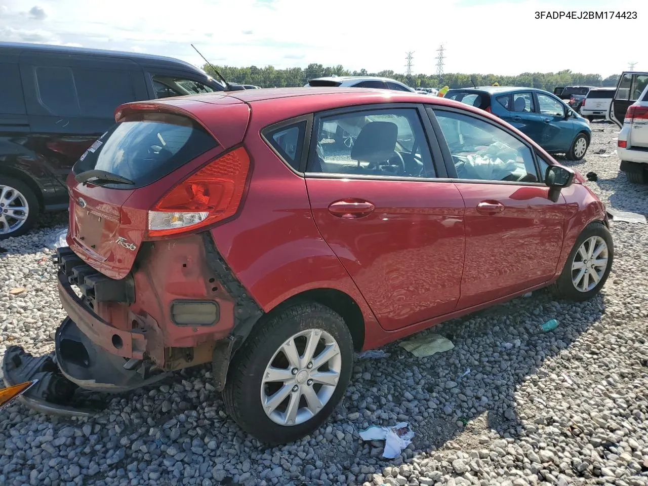 2011 Ford Fiesta Se VIN: 3FADP4EJ2BM174423 Lot: 70182504