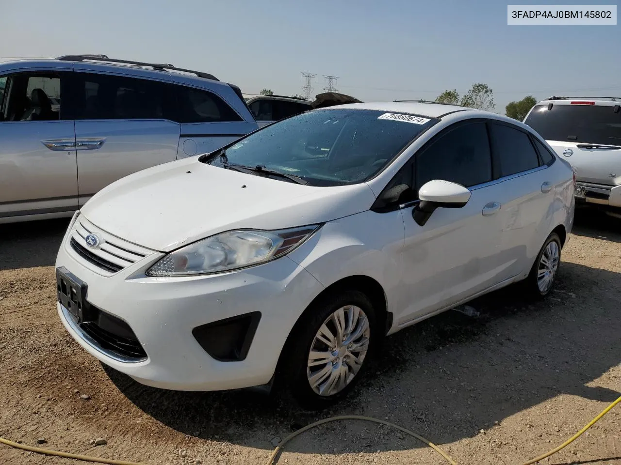 2011 Ford Fiesta S VIN: 3FADP4AJ0BM145802 Lot: 70880674