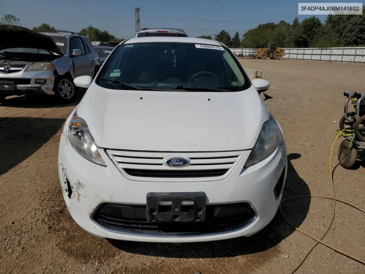 3FADP4AJ0BM145802 2011 Ford Fiesta S