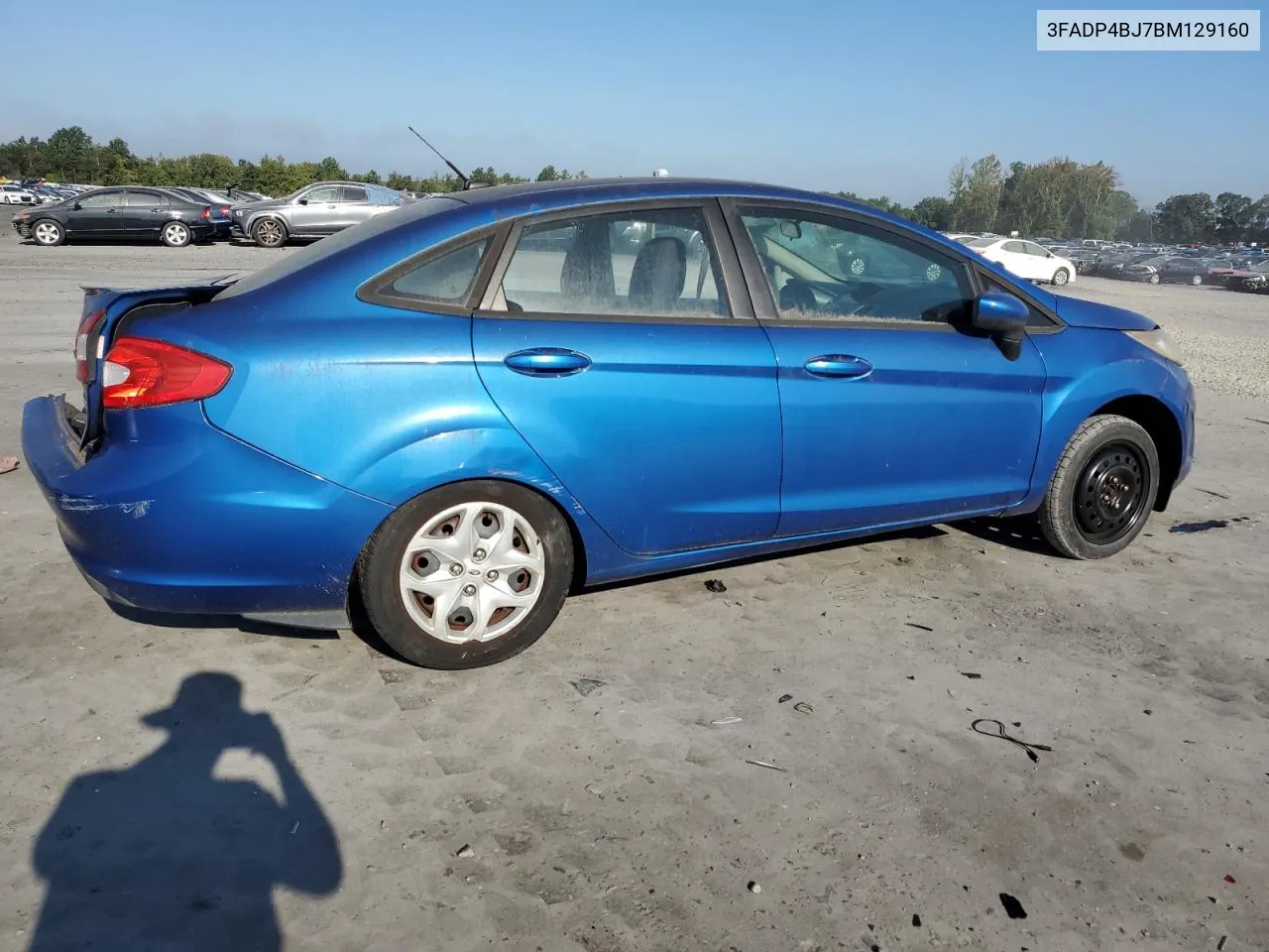 2011 Ford Fiesta Se VIN: 3FADP4BJ7BM129160 Lot: 70998114