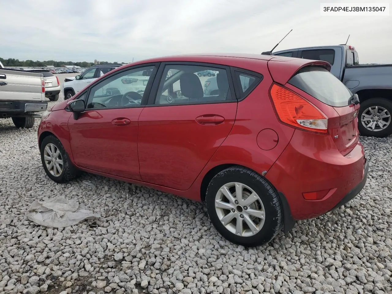 2011 Ford Fiesta Se VIN: 3FADP4EJ3BM135047 Lot: 72959214