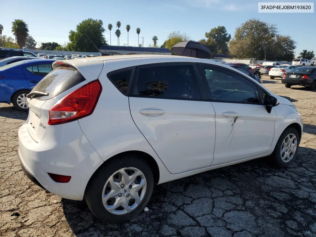 2011 Ford Fiesta Se VIN: 3FADP4EJ0BM193620 Lot: 82337863