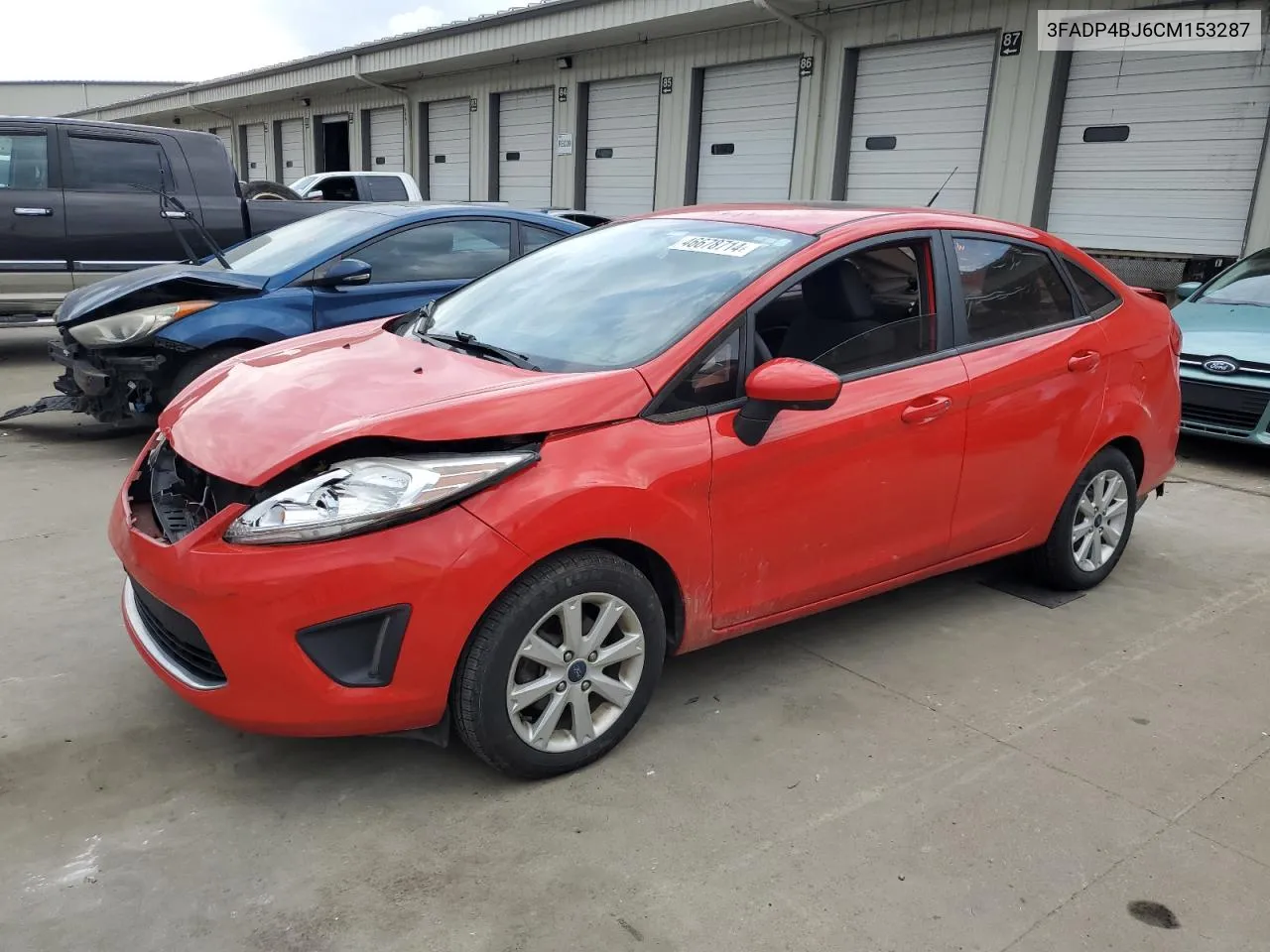 2012 Ford Fiesta Se VIN: 3FADP4BJ6CM153287 Lot: 46678714