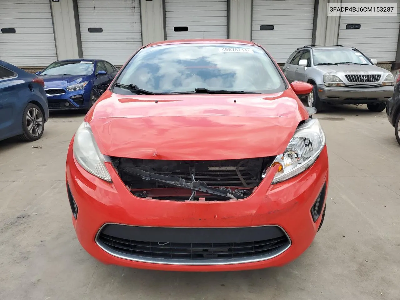 2012 Ford Fiesta Se VIN: 3FADP4BJ6CM153287 Lot: 46678714