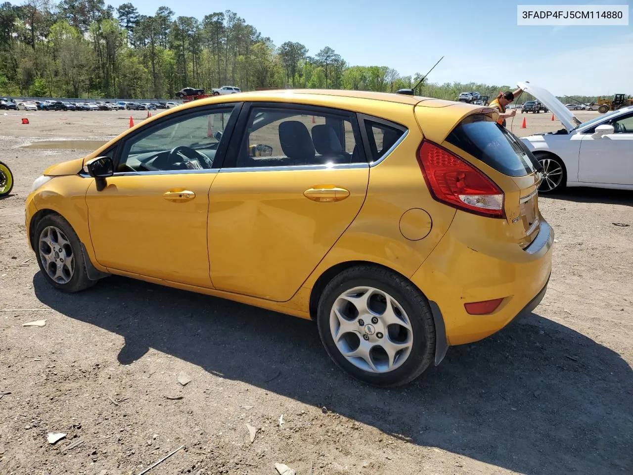 2012 Ford Fiesta Ses VIN: 3FADP4FJ5CM114880 Lot: 47177864