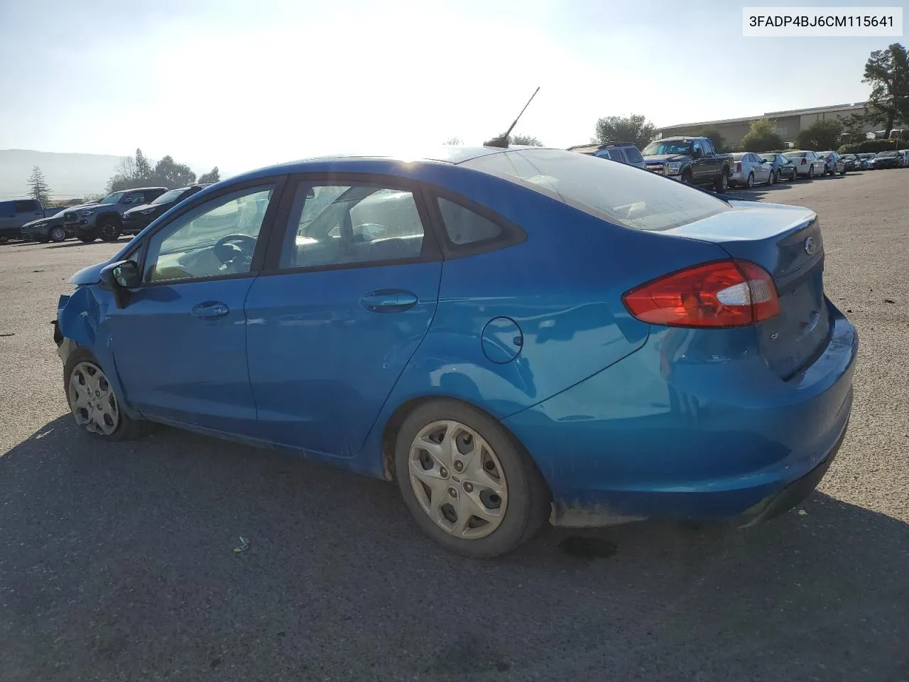 2012 Ford Fiesta Se VIN: 3FADP4BJ6CM115641 Lot: 47253564