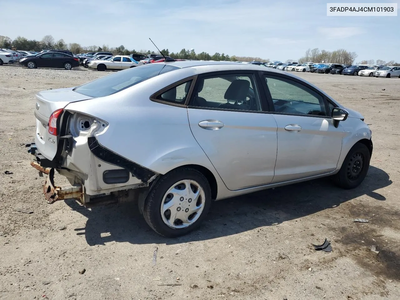 2012 Ford Fiesta S VIN: 3FADP4AJ4CM101903 Lot: 50225624