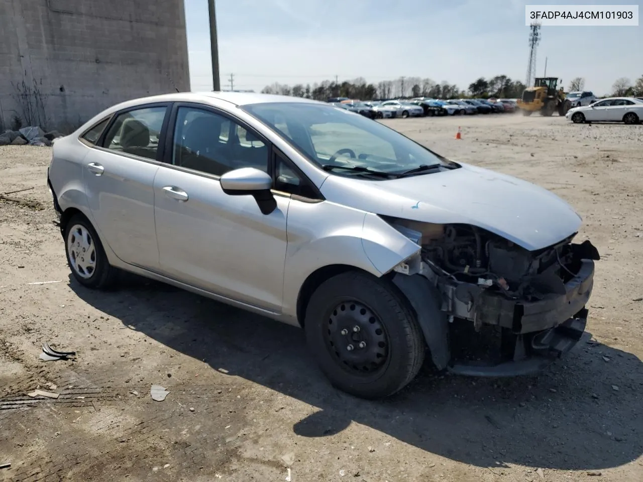 2012 Ford Fiesta S VIN: 3FADP4AJ4CM101903 Lot: 50225624