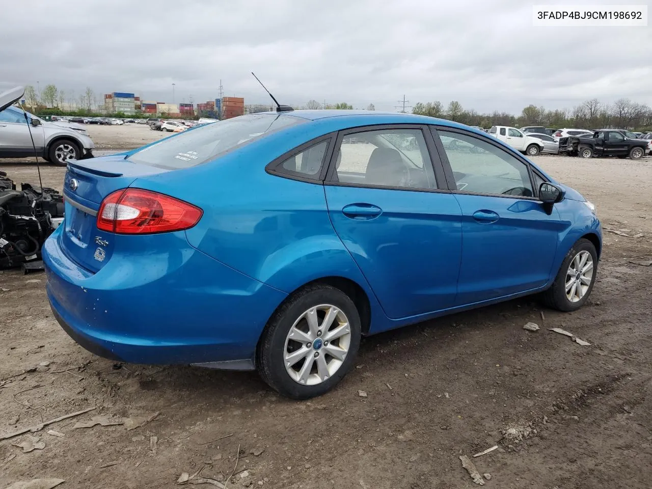 2012 Ford Fiesta Se VIN: 3FADP4BJ9CM198692 Lot: 51575174