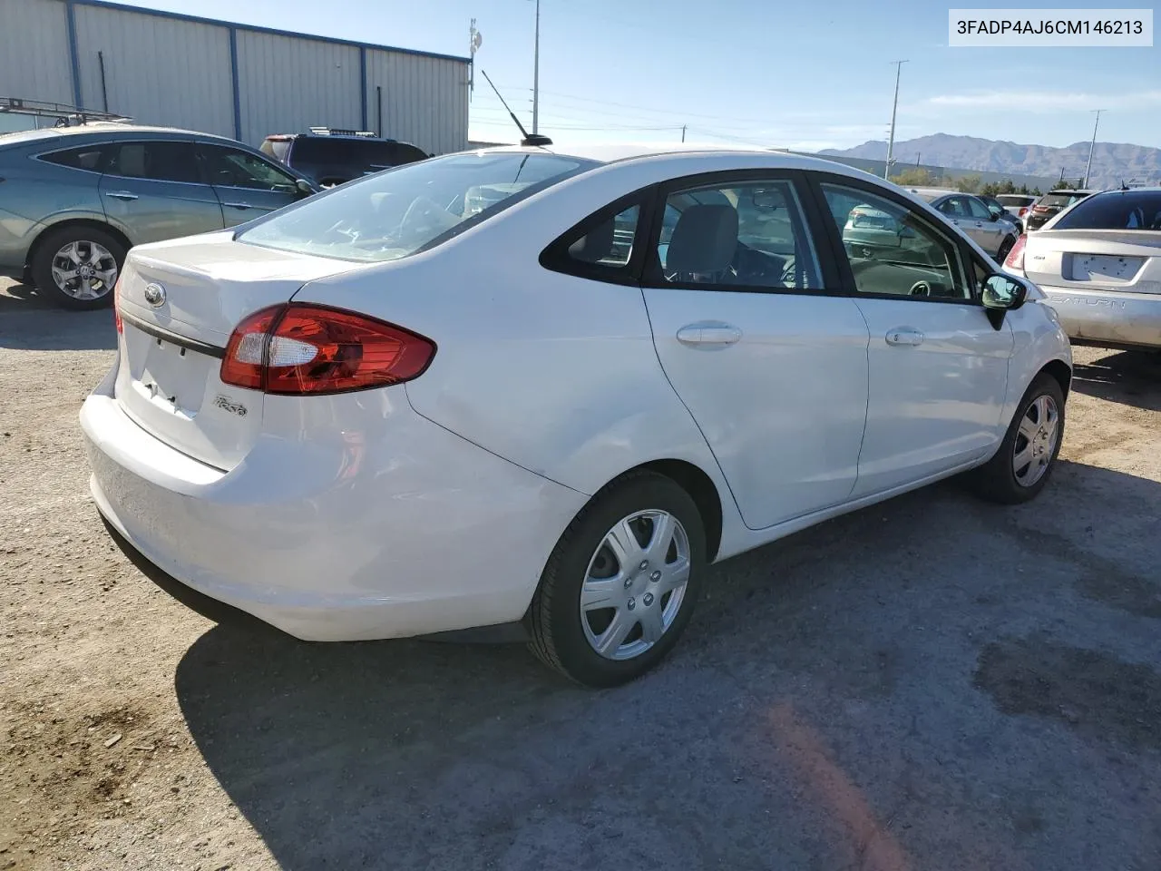 2012 Ford Fiesta S VIN: 3FADP4AJ6CM146213 Lot: 54060904