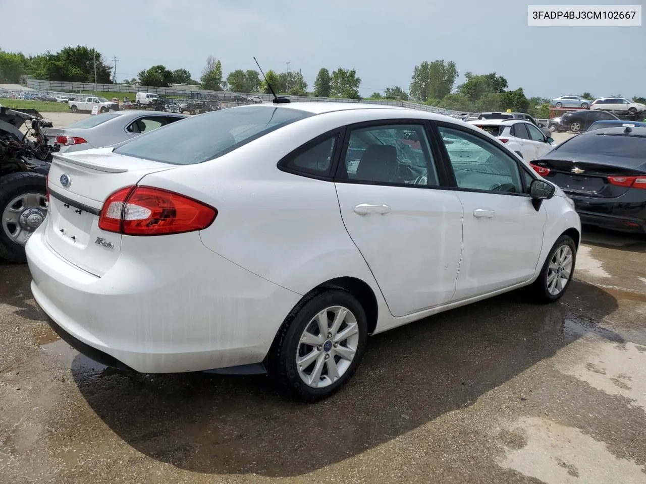 2012 Ford Fiesta Se VIN: 3FADP4BJ3CM102667 Lot: 55909854