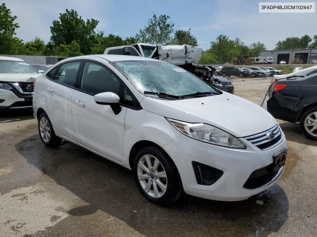 2012 Ford Fiesta Se VIN: 3FADP4BJ3CM102667 Lot: 55909854