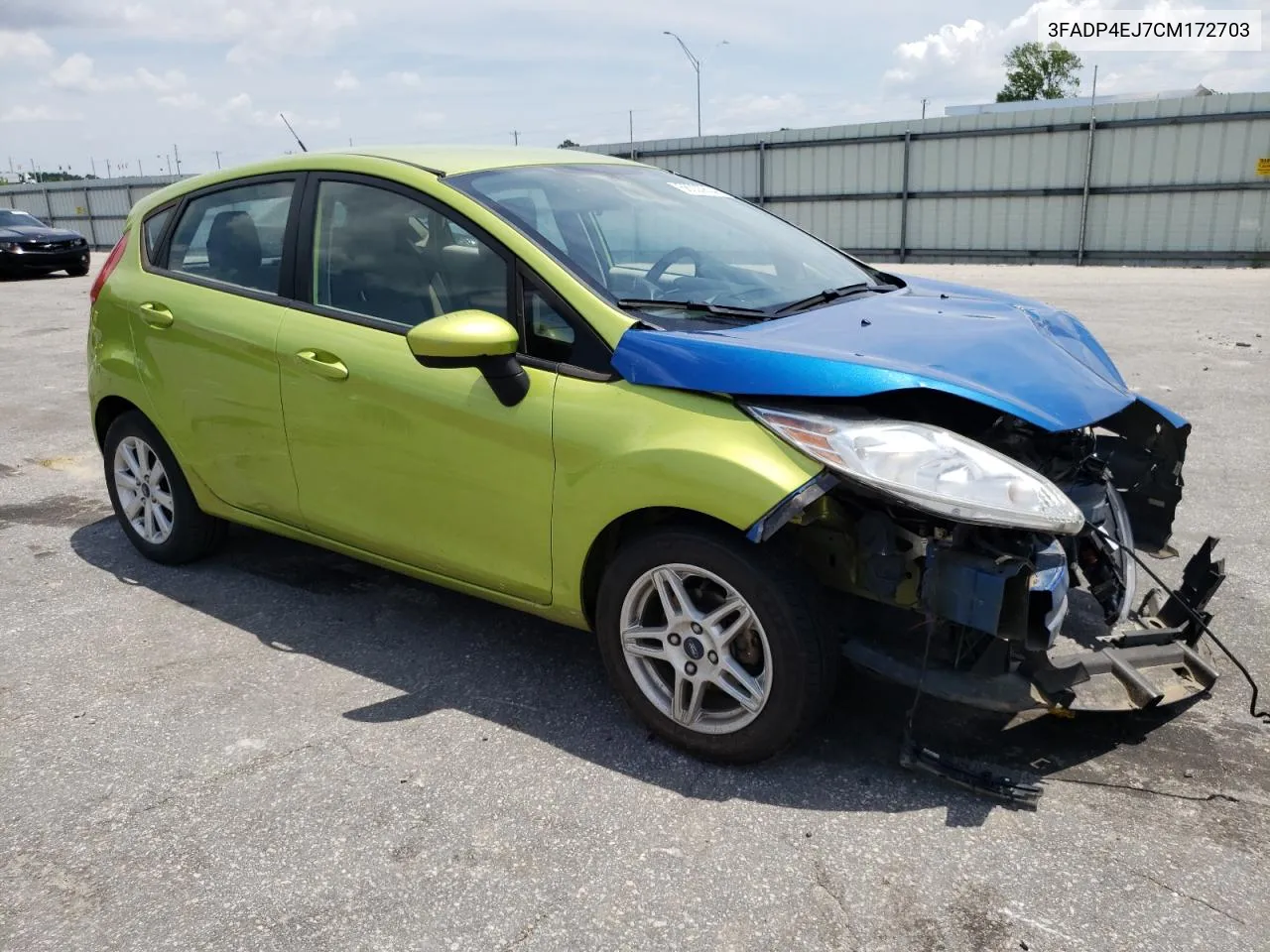 2012 Ford Fiesta Se VIN: 3FADP4EJ7CM172703 Lot: 56030834