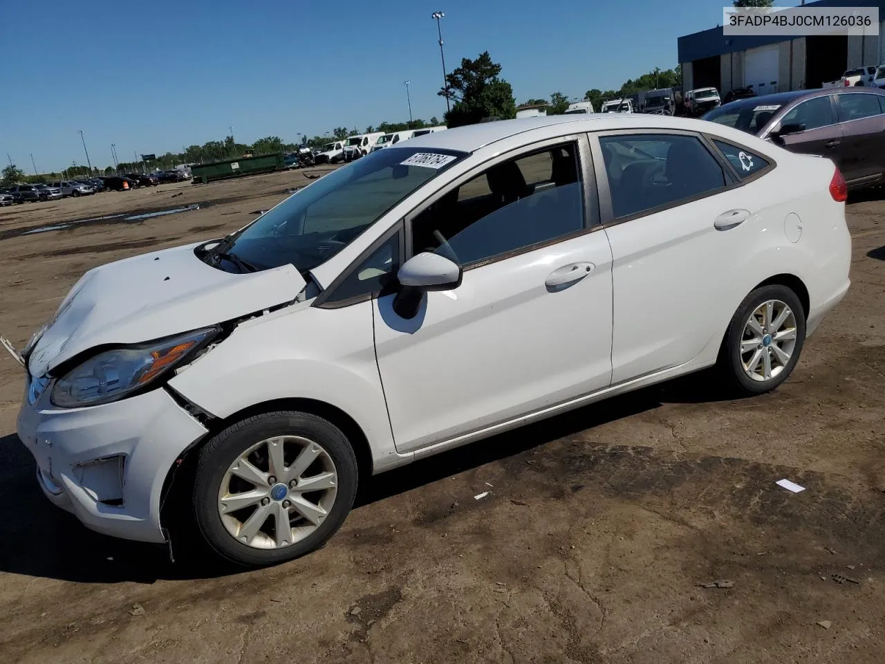 2012 Ford Fiesta Se VIN: 3FADP4BJ0CM126036 Lot: 57068764