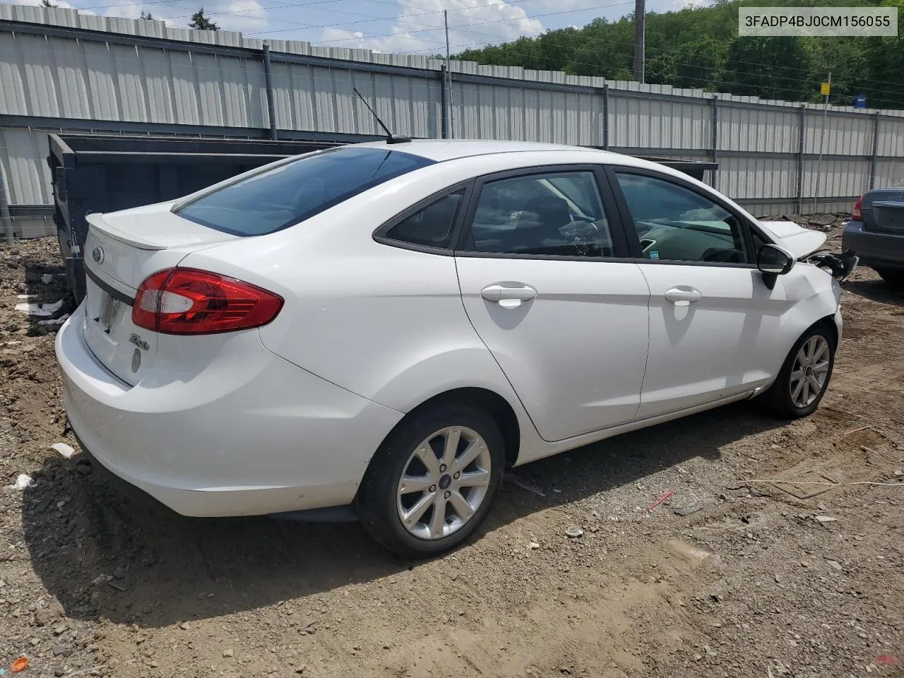 2012 Ford Fiesta Se VIN: 3FADP4BJ0CM156055 Lot: 57123414