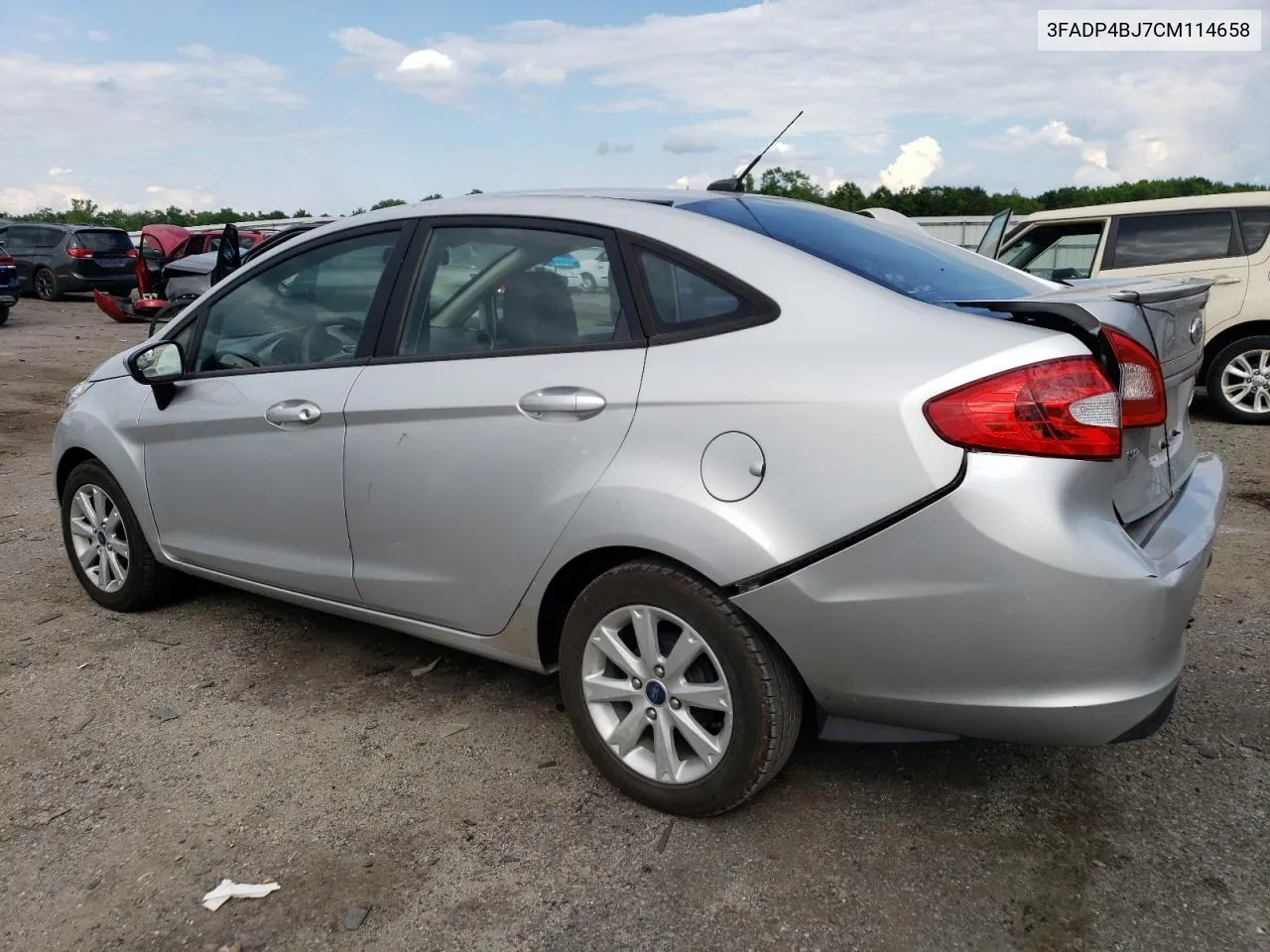 2012 Ford Fiesta Se VIN: 3FADP4BJ7CM114658 Lot: 57490244