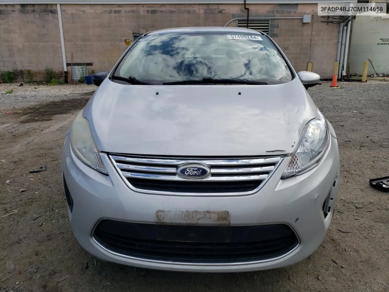 2012 Ford Fiesta Se VIN: 3FADP4BJ7CM114658 Lot: 57490244