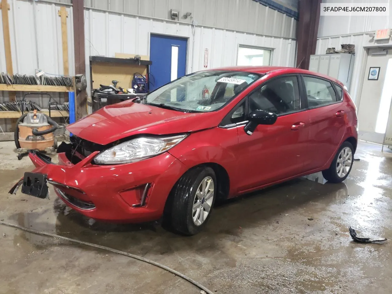 2012 Ford Fiesta Se VIN: 3FADP4EJ6CM207800 Lot: 58349914