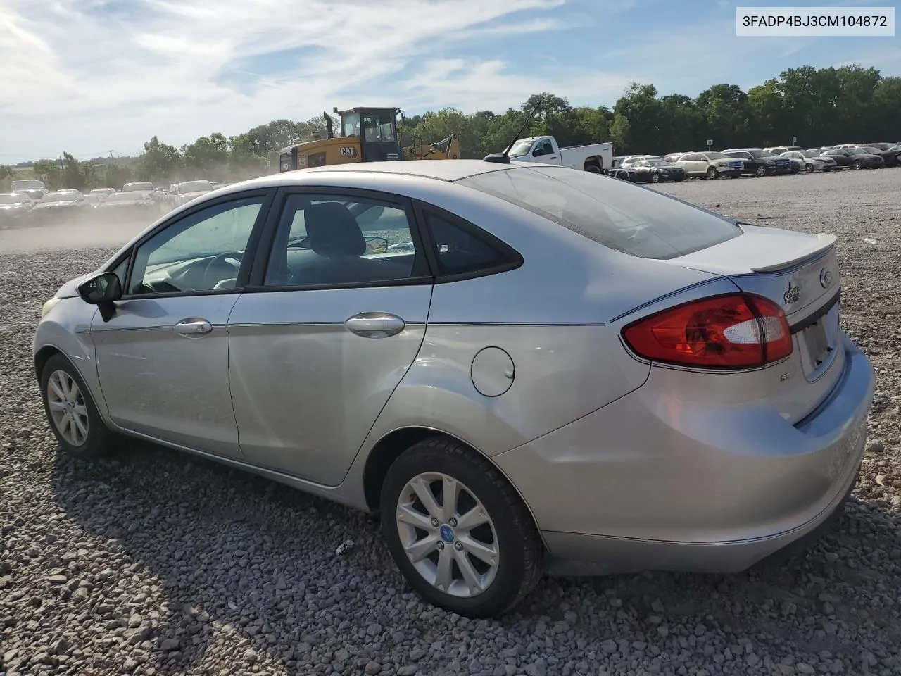 2012 Ford Fiesta Se VIN: 3FADP4BJ3CM104872 Lot: 58353444