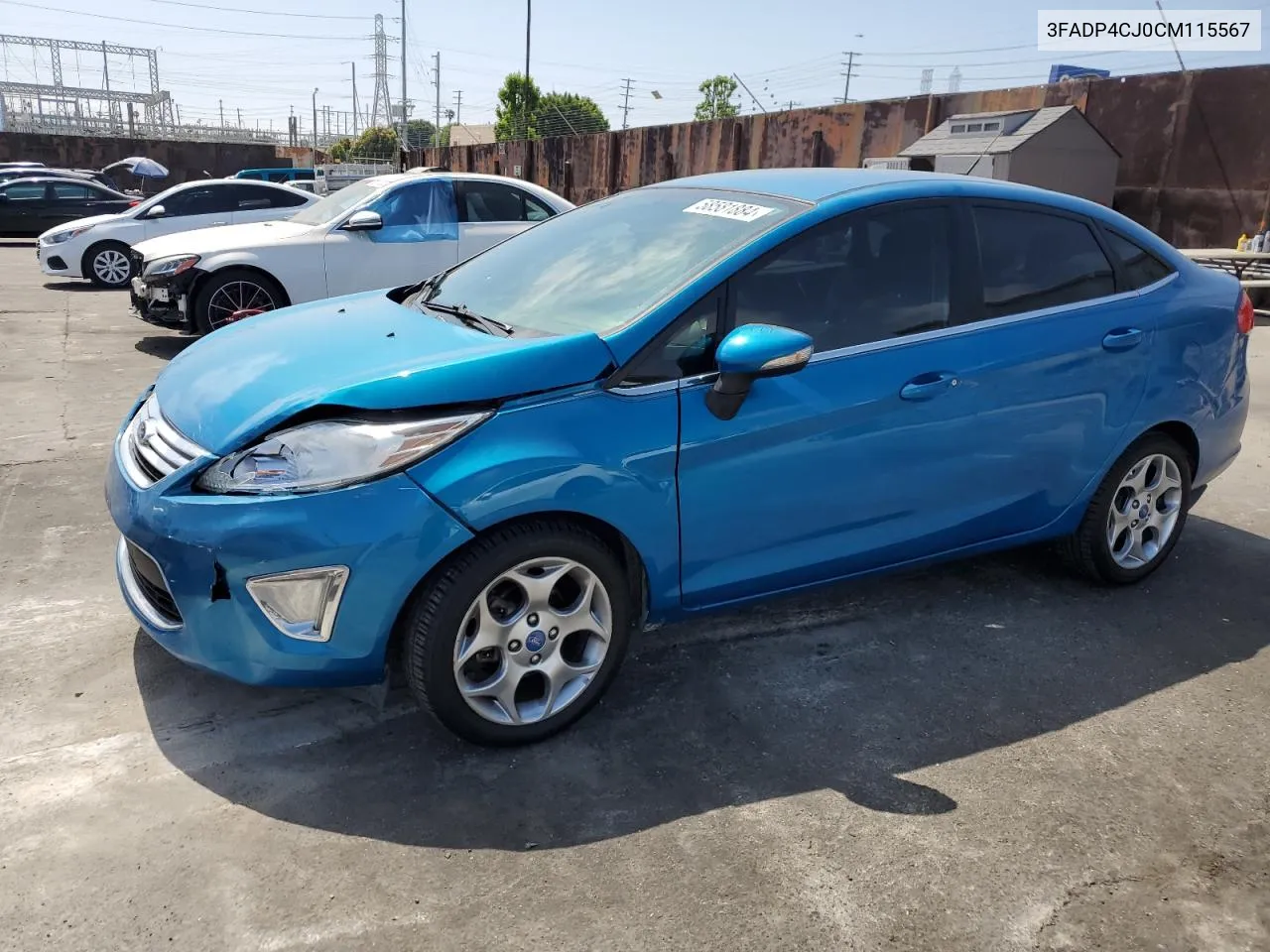 2012 Ford Fiesta Sel VIN: 3FADP4CJ0CM115567 Lot: 58581884