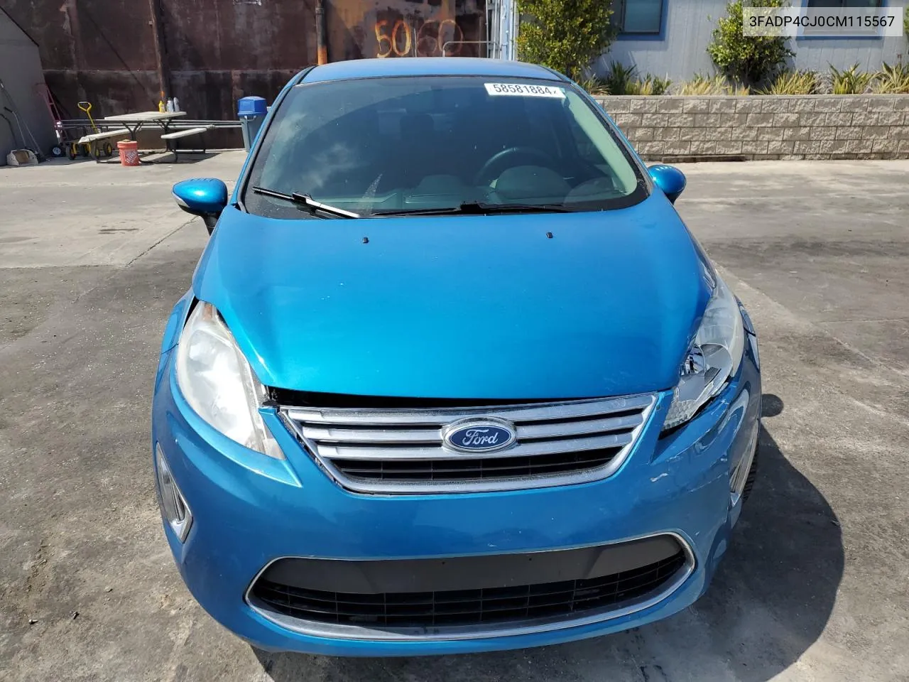 2012 Ford Fiesta Sel VIN: 3FADP4CJ0CM115567 Lot: 58581884