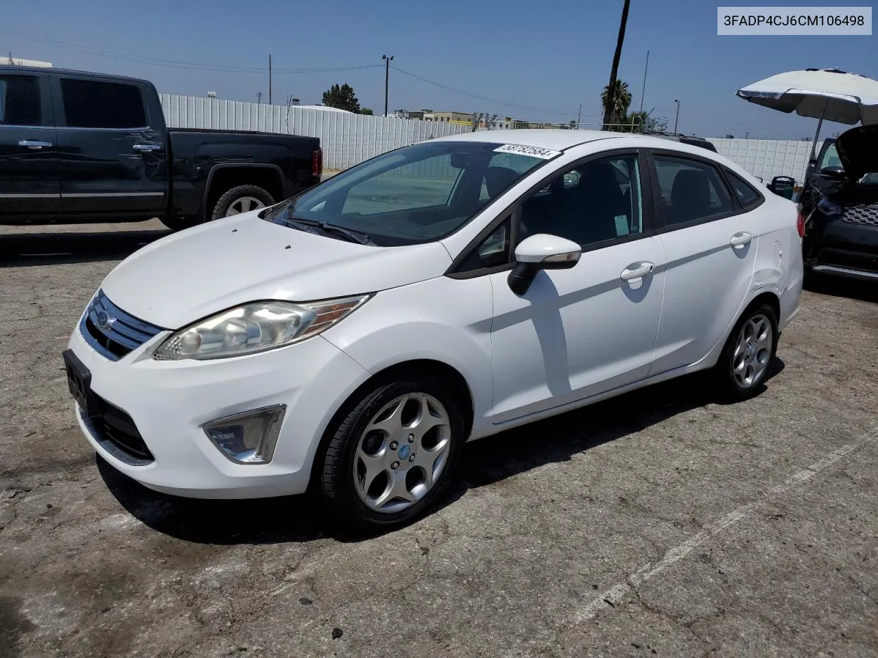 2012 Ford Fiesta Sel VIN: 3FADP4CJ6CM106498 Lot: 58782584