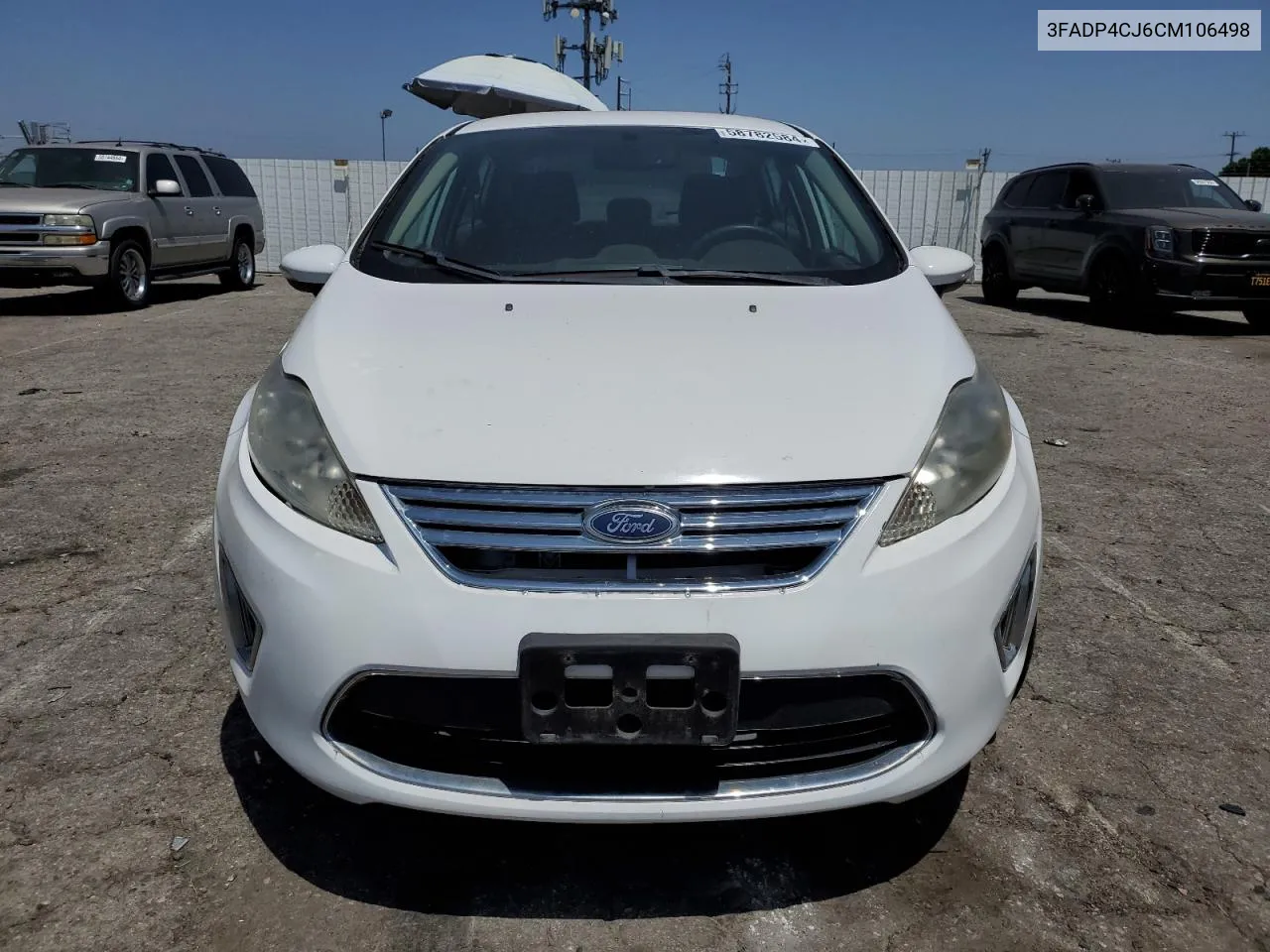 2012 Ford Fiesta Sel VIN: 3FADP4CJ6CM106498 Lot: 58782584