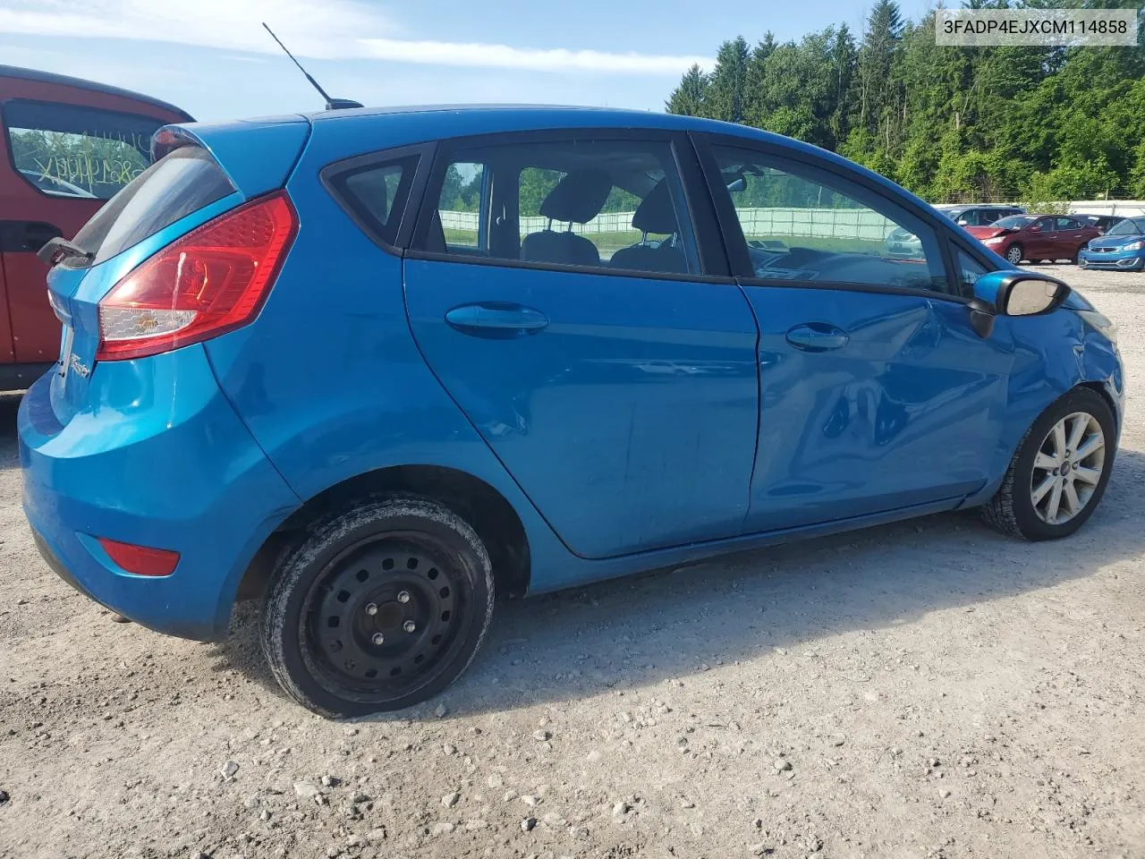 2012 Ford Fiesta Se VIN: 3FADP4EJXCM114858 Lot: 58889914