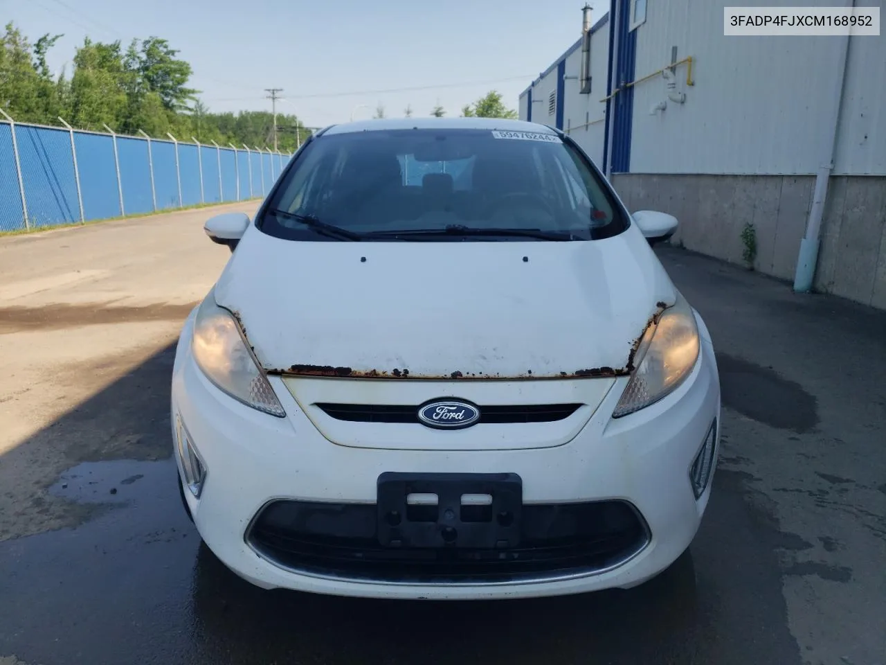 2012 Ford Fiesta Ses VIN: 3FADP4FJXCM168952 Lot: 59476244