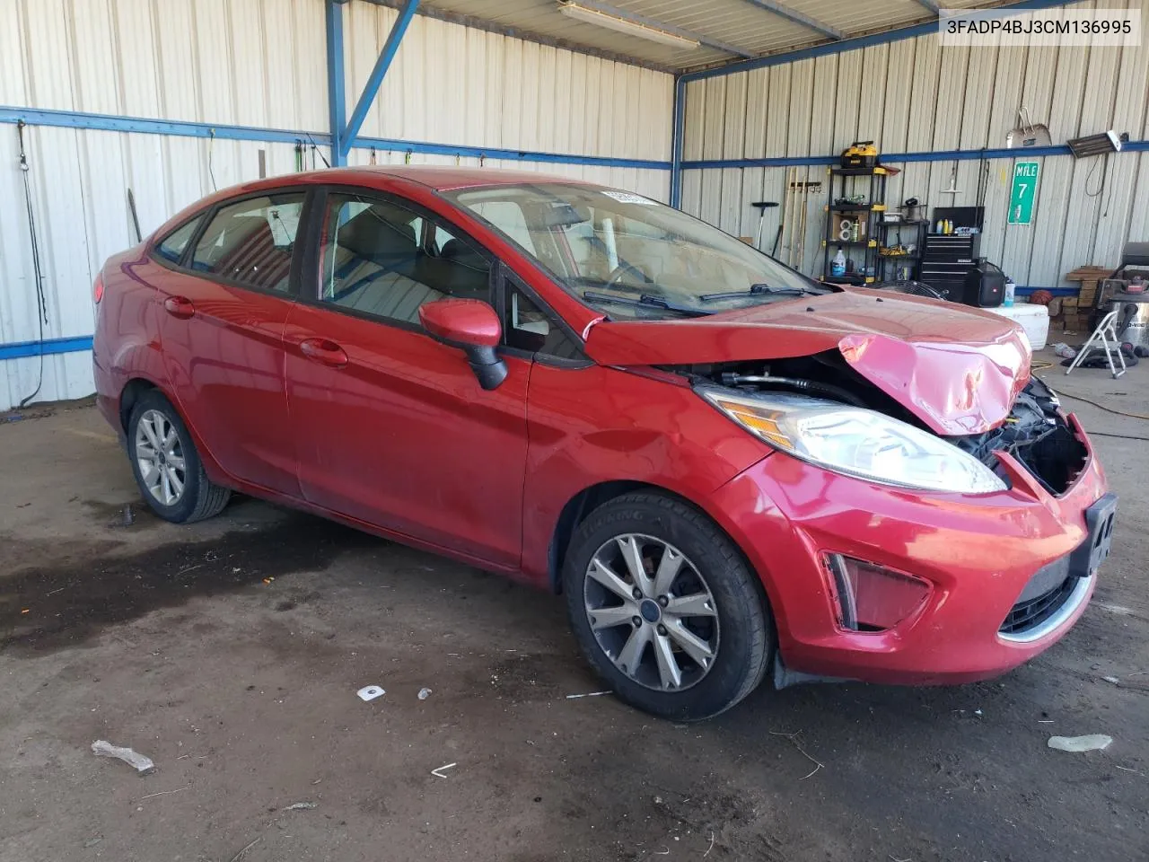 3FADP4BJ3CM136995 2012 Ford Fiesta Se