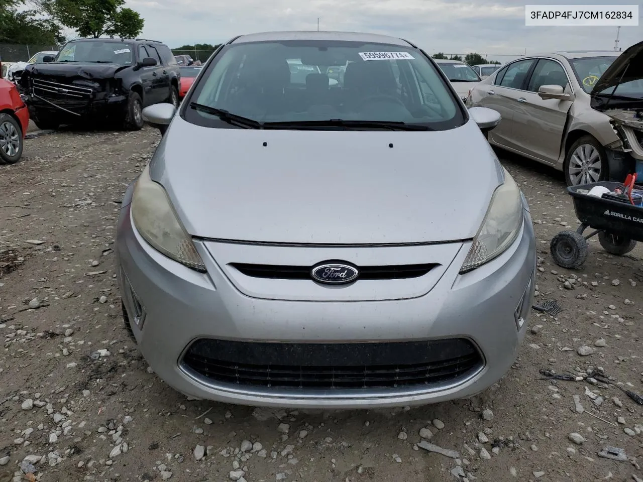 2012 Ford Fiesta Ses VIN: 3FADP4FJ7CM162834 Lot: 59596774