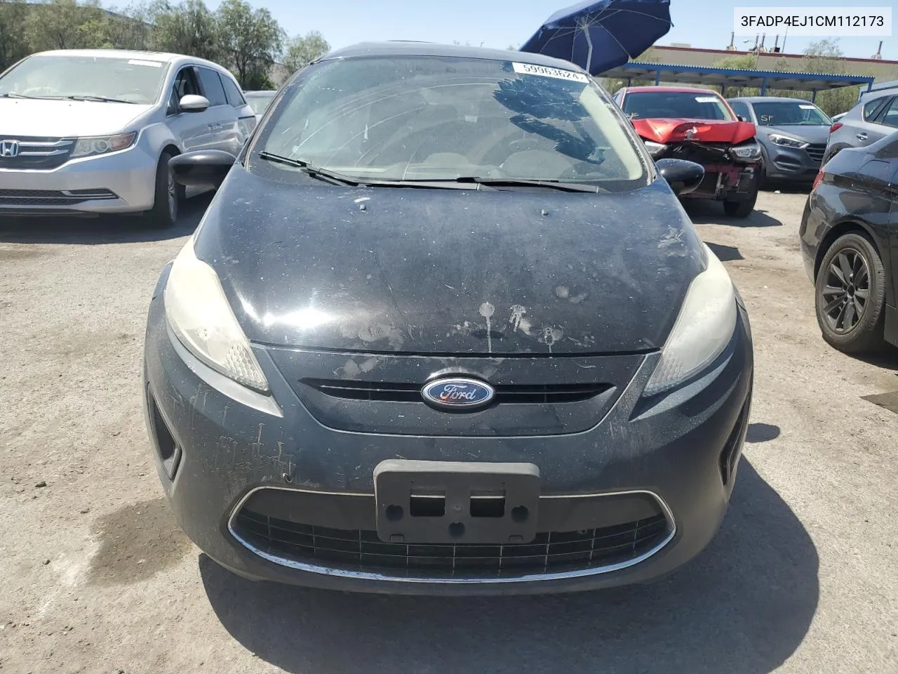 2012 Ford Fiesta Se VIN: 3FADP4EJ1CM112173 Lot: 59963624