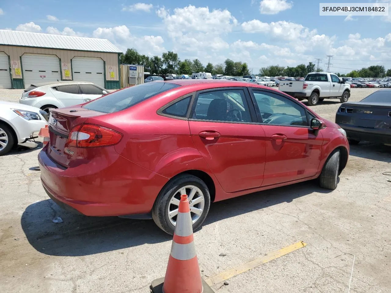 2012 Ford Fiesta Se VIN: 3FADP4BJ3CM184822 Lot: 59982804