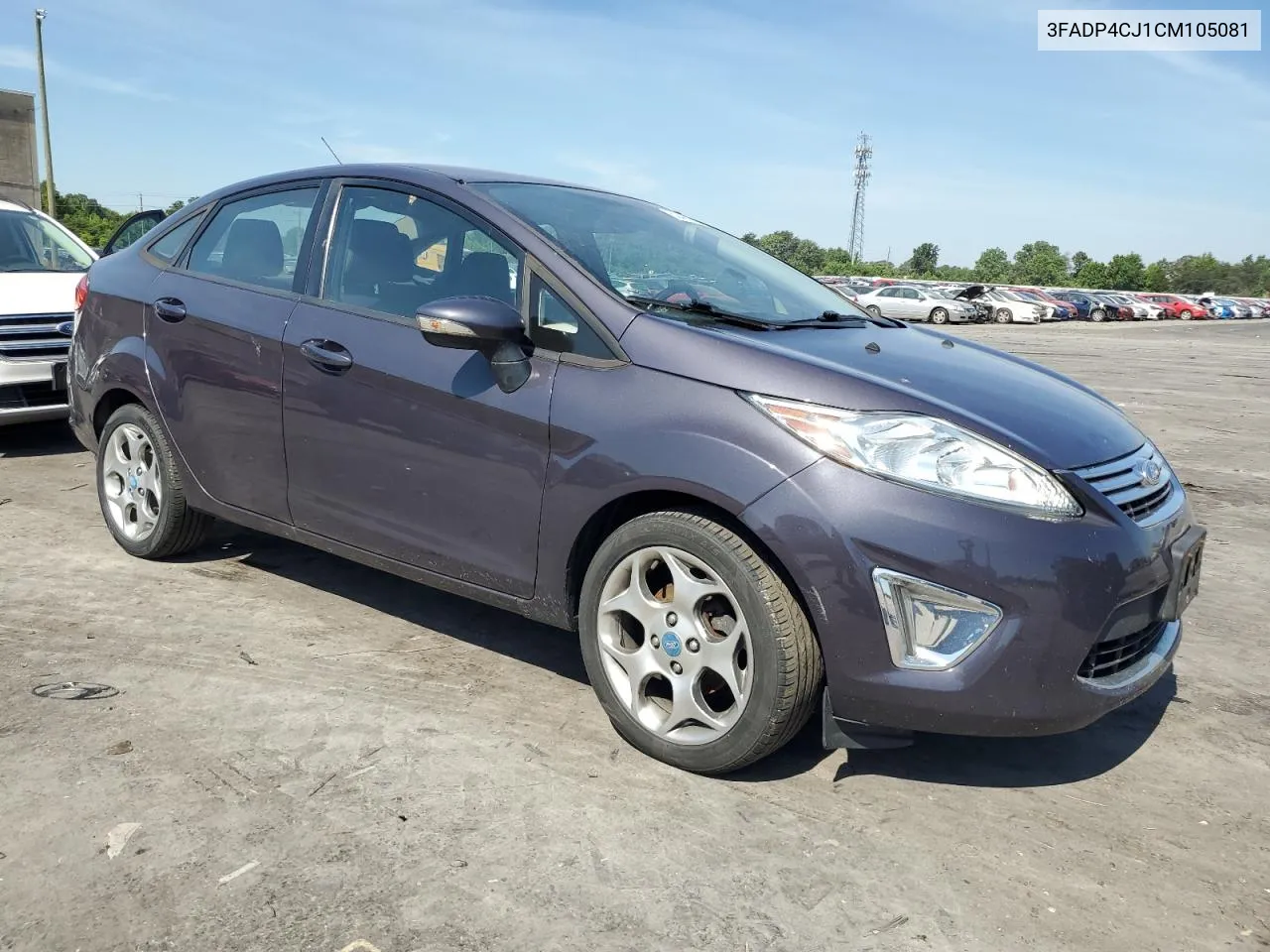 2012 Ford Fiesta Sel VIN: 3FADP4CJ1CM105081 Lot: 60400894