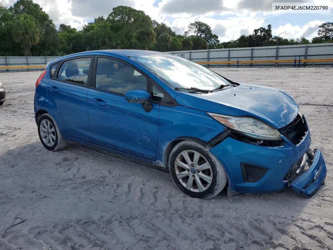 2012 Ford Fiesta Se VIN: 3FADP4EJ6CM220790 Lot: 60483434